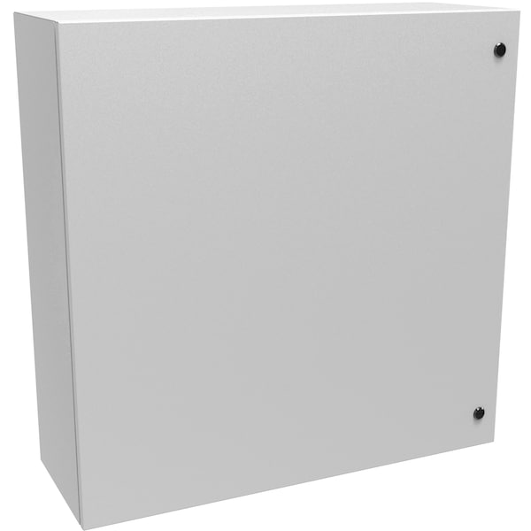 Hammond Slotted 1/4 Turn Latch Electrical Enclosures, 36 in H, 12 in D, 36 in W, NEMA 4, Steel EN4SD363612LG - main